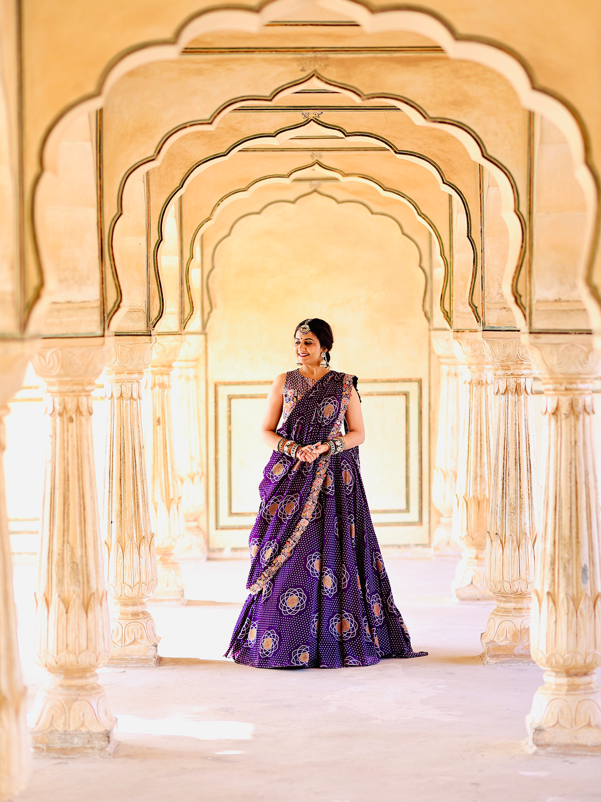 Blue Color Lehegna Set