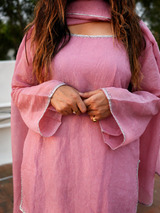 Pink Farshi Salwar Suit