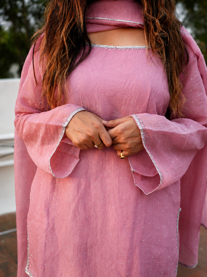 Pink Farshi Salwar Suit