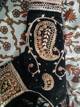 Black Aangi With Gota Patti Work