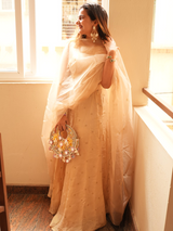 Beautiful Ivory Lelenga Set With Dupatta