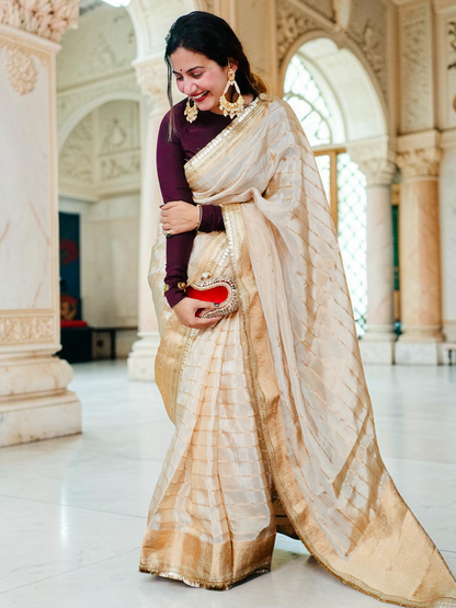 Golden Saree Set