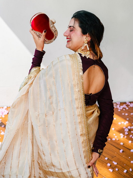 Golden Saree Set