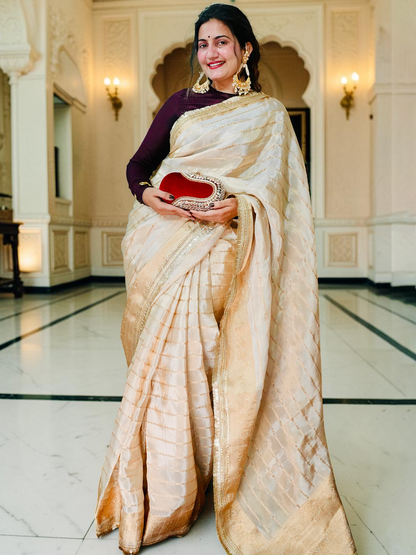 Golden Saree Set